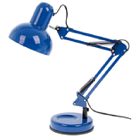 Светильник настольный на подставке Мелодия Света Е27 40Вт Синий картинка 